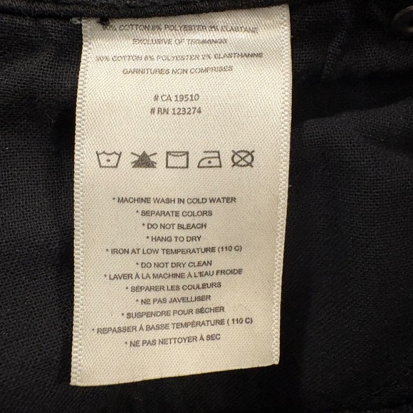 LOLË Black Skinny Jeans‎ Women's Size 26 Casual Denim Pants - Picture 6 of 6